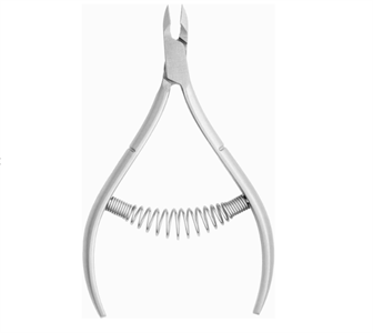 Кусачки Nippon Nippers Standard NS-01S-6 для кутикулы 6 мм спиральная пружина ручная заточка.