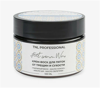 Крем-воск для пяток TNL Foot Cream Wax 3 в 1 от трещин и сухости, 100 мл