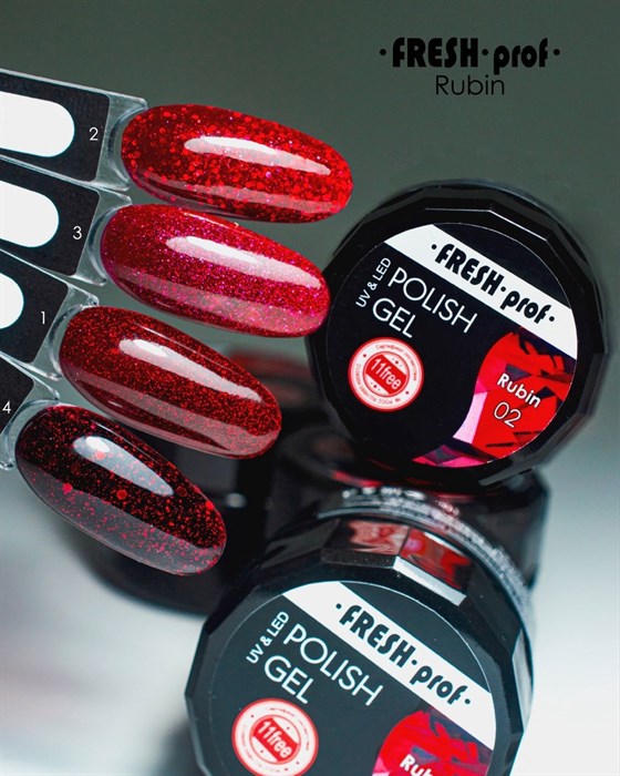 Гель-лак Fresh prof Rubin № 04, 8 мл 4673727502865 - фото 32861