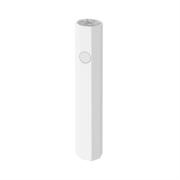 Ультрафиолетовый USB фонарик  Восьмигранник  Белый - фото 34689
