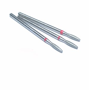 Фреза алмазная № 006 пламя красное туп. д. 23 00000701