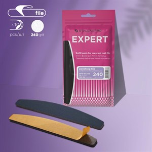 Сменные файлы STALEKS для пилки полумесяц (шлифовщик на пенной основе) EXPERT 41 240 грит (10 шт)