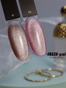 Гель-лак Fresh prof Silver cat eye 10, 8 мл 4603777850715