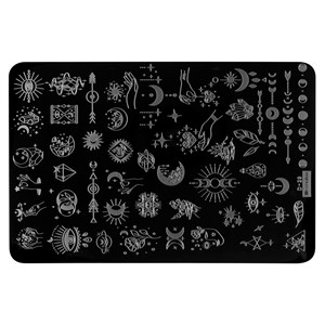 Трафарет для стемпинга металлический, 9,5x14,5см IRISK NEW (006 Mezerdoo D-29)